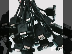 Ul1571 32 Awg Custom Harness 0.8mm Pitch 10 Pin DF52-10P-0.8C Cavo in PVC