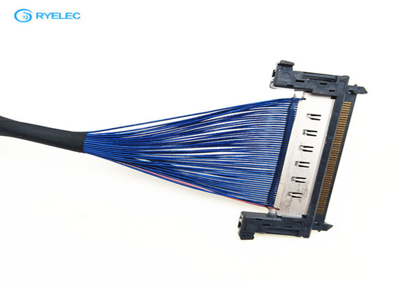 Cavo del connettore LVDS del passo del maschio 0.5mm, Hirose che alloggia il cavo blu dell'esposizione di LVDS fornitore