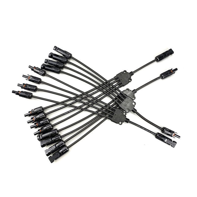 MC4 R4 Connettore per pannello fotovoltaico a Y Branch da 1 a 4 Split 50Hz
