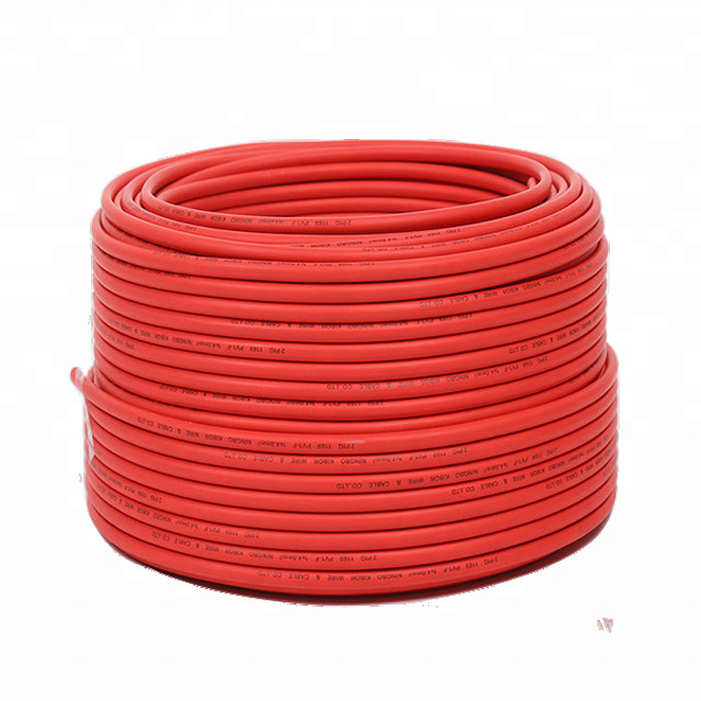 del cavo solare elettrico di CC 6mm2 centro PV il singolo per il sistema 10AWG di Pv