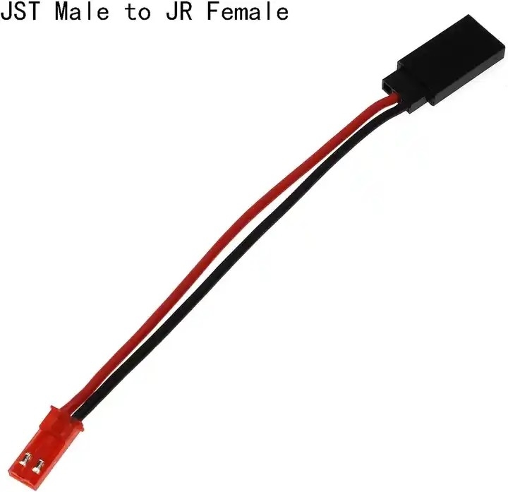 Spina di JST al maschio del connettore di JUNIOR ed adattatore del cavo femminile al servo per i camion RC FPV che corrono elicottero radiocomandato