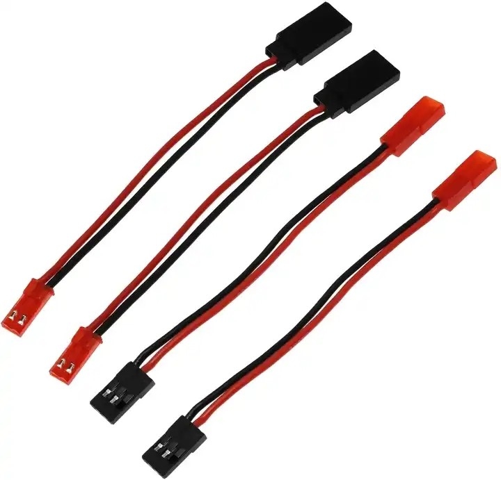 Spina di JST al maschio del connettore di JUNIOR ed adattatore del cavo femminile al servo per i camion RC FPV che corrono elicottero radiocomandato