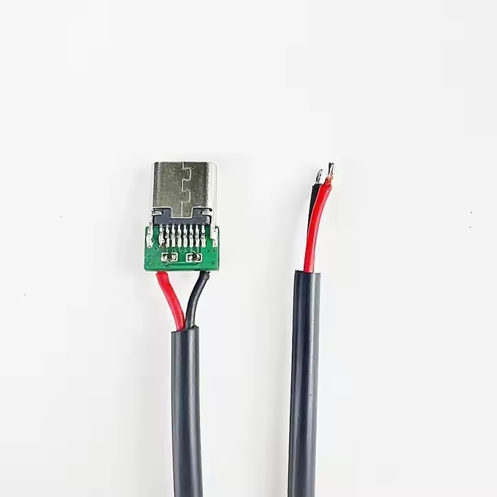 Performance di alta qualità all'ingrosso nickel plated tipo C USB maschio connettore di saldatura USB tipo C plug estensione