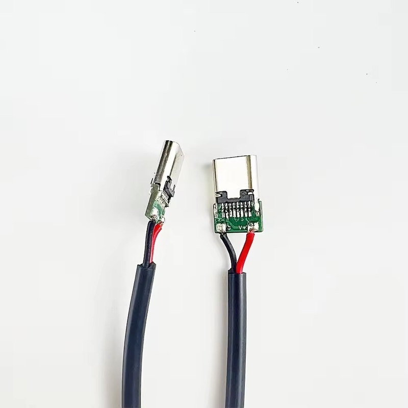 Performance di alta qualità all'ingrosso nickel plated tipo C USB maschio connettore di saldatura USB tipo C plug estensione