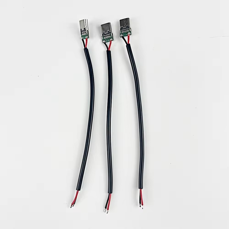 Performance di alta qualità all'ingrosso nickel plated tipo C USB maschio connettore di saldatura USB tipo C plug estensione