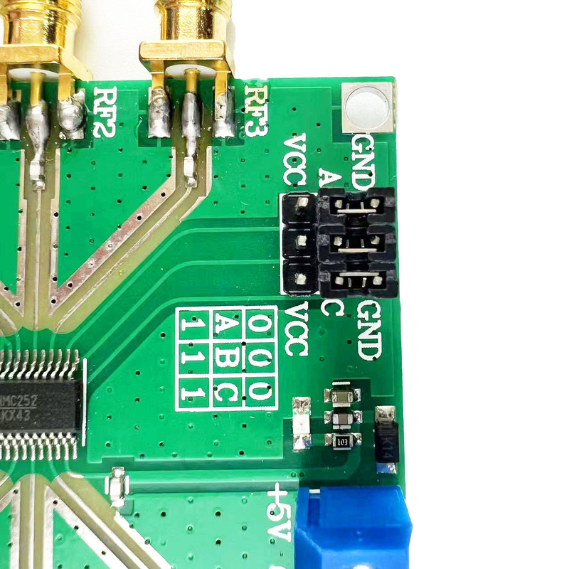 Assemblaggio di circuiti PCB per controller motore HMC252 DC-3GHz RF non competitivo chiave SP6T chiave RF CATV/DBS MMDS per 3V-5