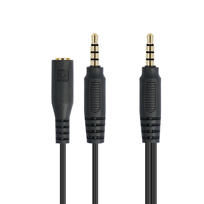 2 in 1 estensione di conversione del cavo 3.5 Stereo Plug to 3.5 Stereo Plug to 4/1 
