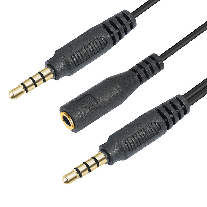2 in 1 estensione di conversione del cavo 3.5 Stereo Plug to 3.5 Stereo Plug to 4/1 
