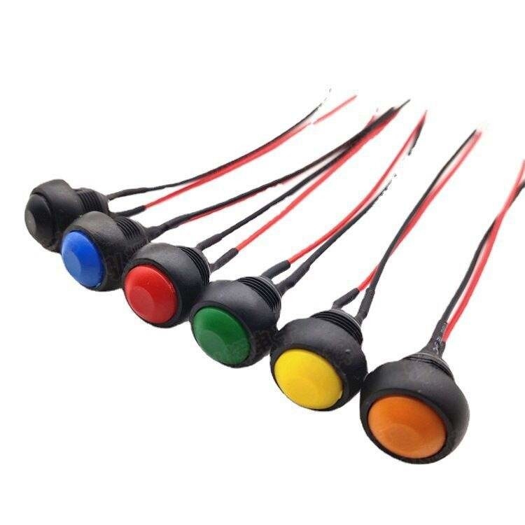 Wintai-Tech pulsante pulsante interruttore 12v pulsante pulsante pulsante 12mm pulsante pulsante momentaneo