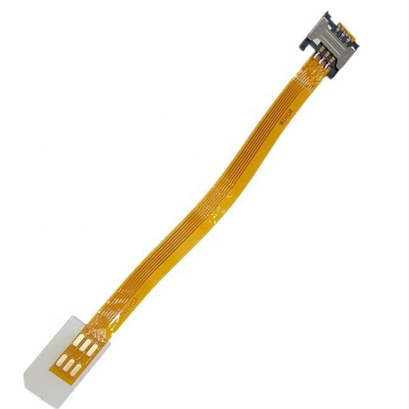 Kit scheda SIM UIM standard GSM CDMA Cavo FPC piatto morbido di estensione maschio-femmina