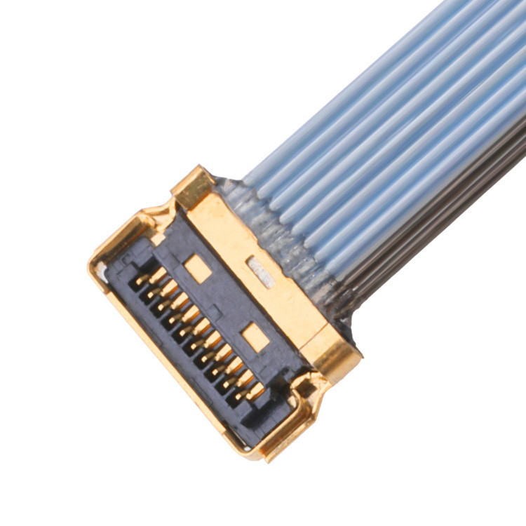 LVDS Cableline UY 10P 0.35mm Pitch I Pex 20857-010T-01 Assemblaggi di cavi per cavi coassiali micro Ipex