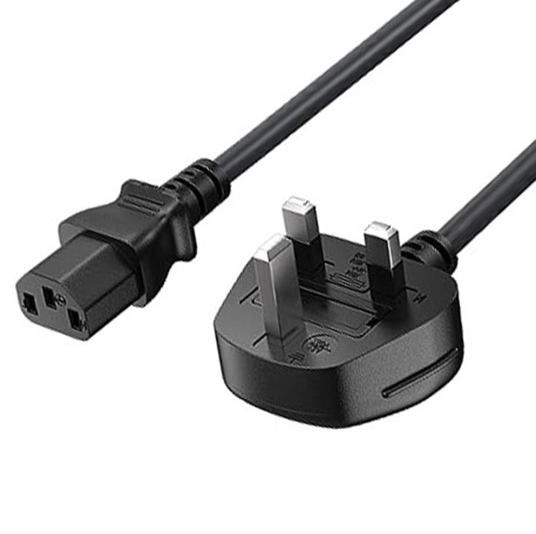 RY C13 To UK Plug Power Cord Bs1363 18awg 250v Lunghezza per la maggior parte dei computer Stampanne e altri dispositivi