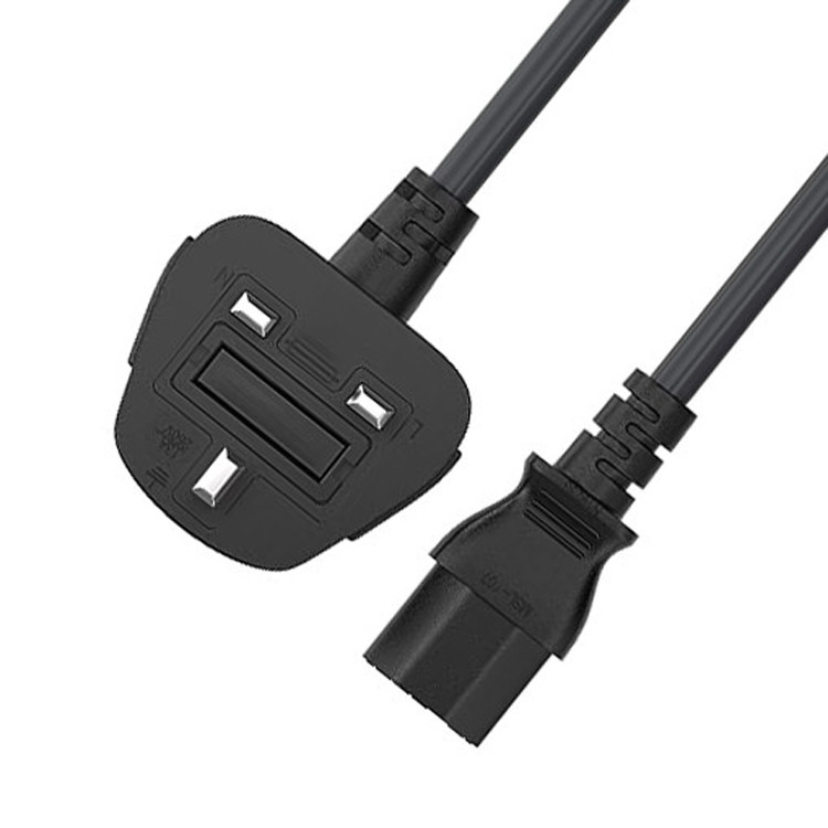 RY C13 To UK Plug Power Cord Bs1363 18awg 250v Lunghezza per la maggior parte dei computer Stampanne e altri dispositivi