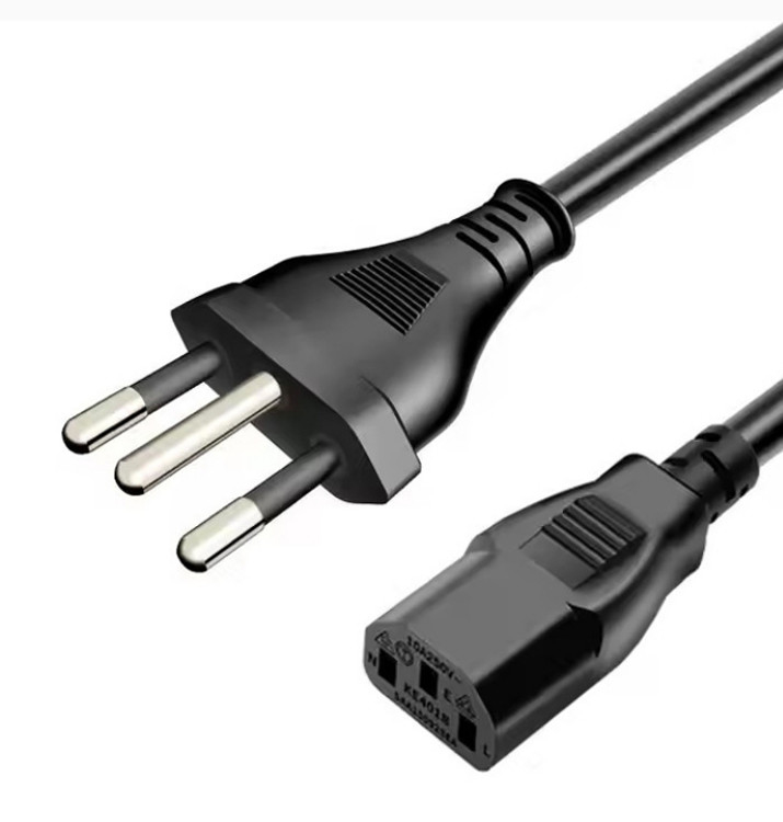 Copper puro di buona qualità 120V 18 Awg 2pin C7 Linea di estensione Spt-2 White AC Power Cord 5FT 2 Prong For Home Appliance Lap