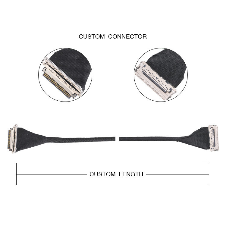 Factory Customized IPEX 20679 0.4 MM Pitch 20pin 30pin 40pin 50pin Micro Coaxial Connector Direzione orizzontale