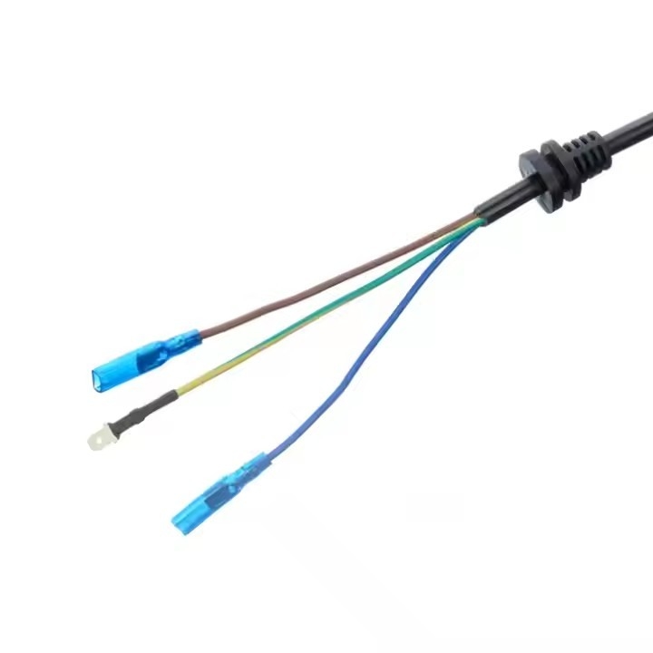 ETL Certified 3-Copper Core SJTW 10/12/14 Awg 3 Prong PVC Wire Isolated Nema 5-15p To Bare End CA