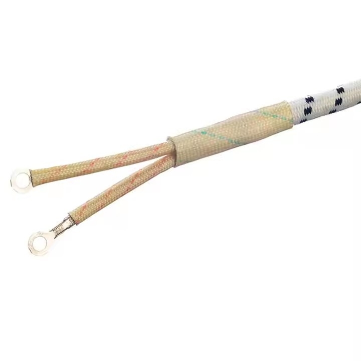 Vendita a caldo 2 pin 220v 16a filo intrecciato cavo di alimentazione cavo a LED lampada E27 Dc rame Karachi cavo di alimentazione per ferro in Pakistan