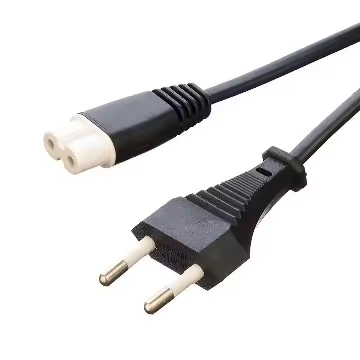SNI Approvato 2 pin Tipo C7 Figura 8 Forma Femminile Collegamento Nero Cavo di alimentazione Corde 1.2M/1.5M/1.8M Lunghezza Famiglia Ristorante