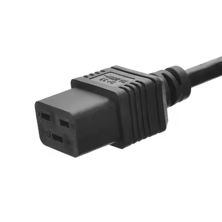 Iec-60320 3 Prong H05vv - F 3G 0,75 connettore C19 a C20 connettore conduttore di rame cavo di alimentazione per elettrodomestici