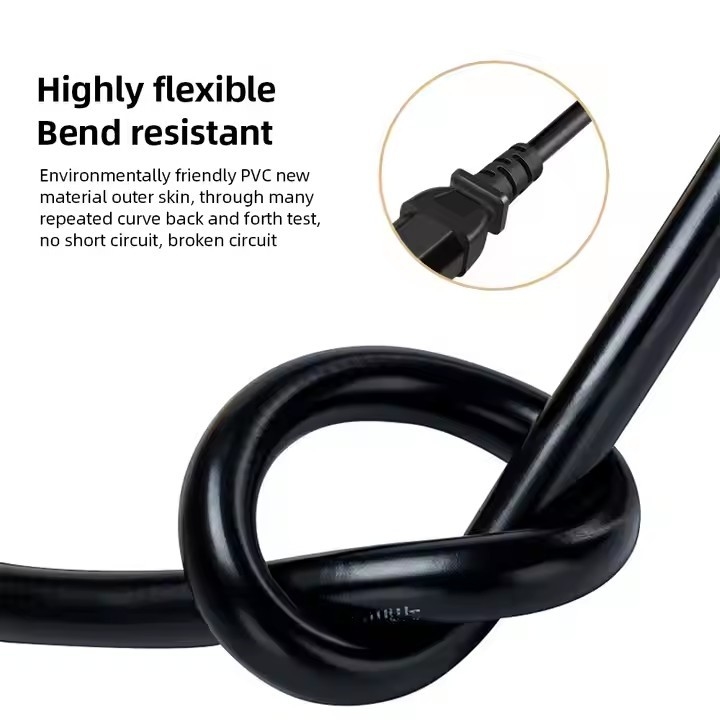 ETL UL817/CSA C22.2 SJT 3X14 a 10AWG 3 pin US Black Power Cord Extension Industrial US Extension Cords per l'illuminazione