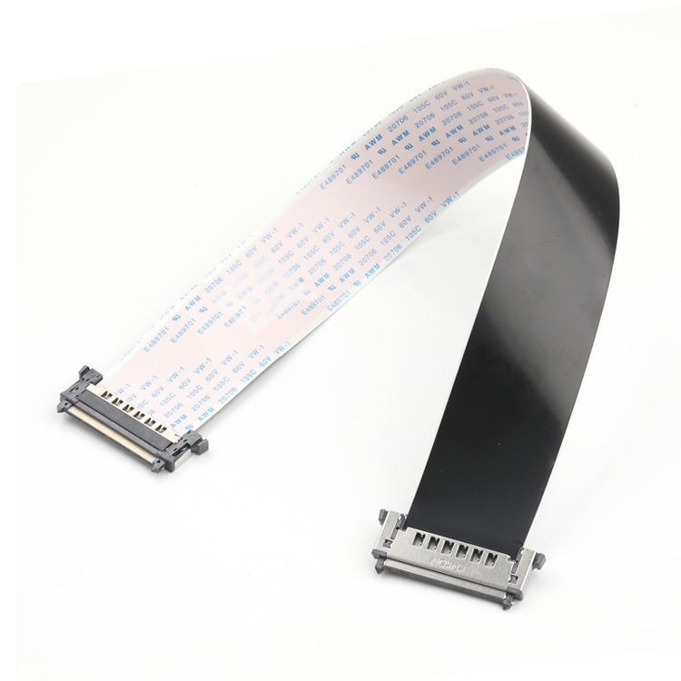 RE51 CONNGolden Pins UP FPC FFC Cable 51 Pin 0,5 mm Pitch Flessibile Flat Cable 300 mm Lunghezza