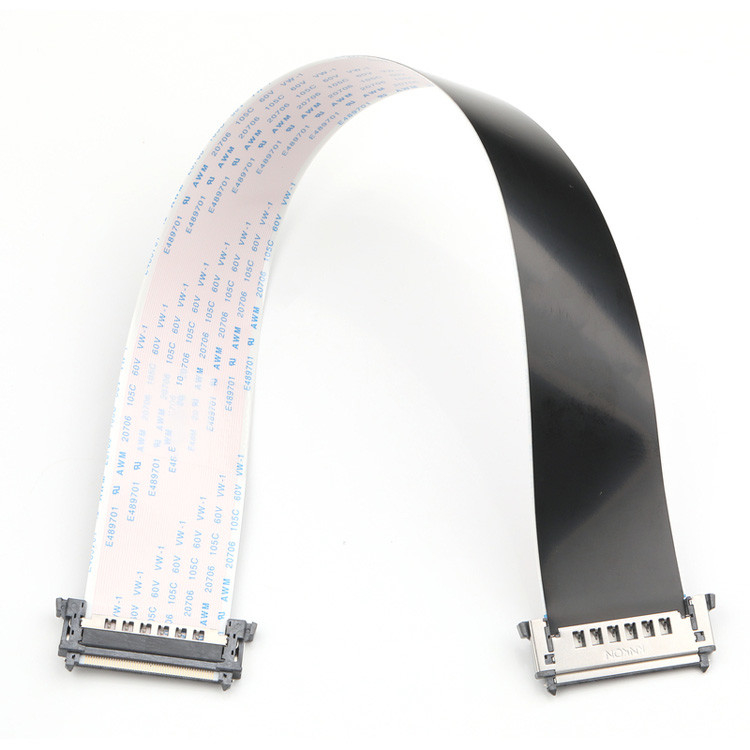 RE51 CONNGolden Pins UP FPC FFC Cable 51 Pin 0,5 mm Pitch Flessibile Flat Cable 300 mm Lunghezza
