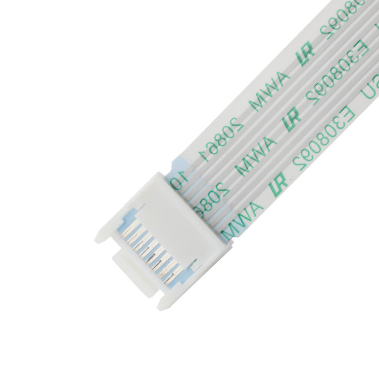 OEM/ODM ROHS FFP/FPC 6Pin Bianco IS100-L08T-C46-C a HS100-L08N-N62 Nero Pitch 1,0 mm
