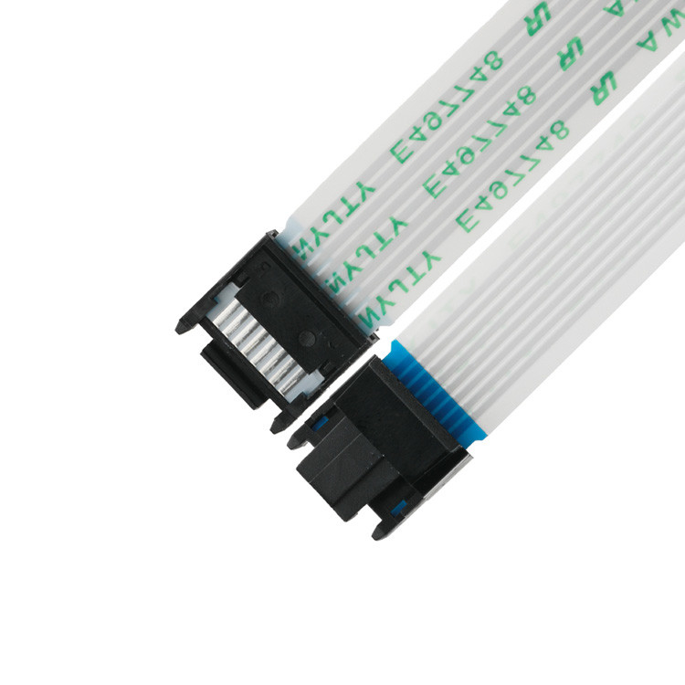 FFC/FPC IS100-L08T-C46-C NERO a HS100-L08N-N62 NERO LED FFC EXTENSION CABLE