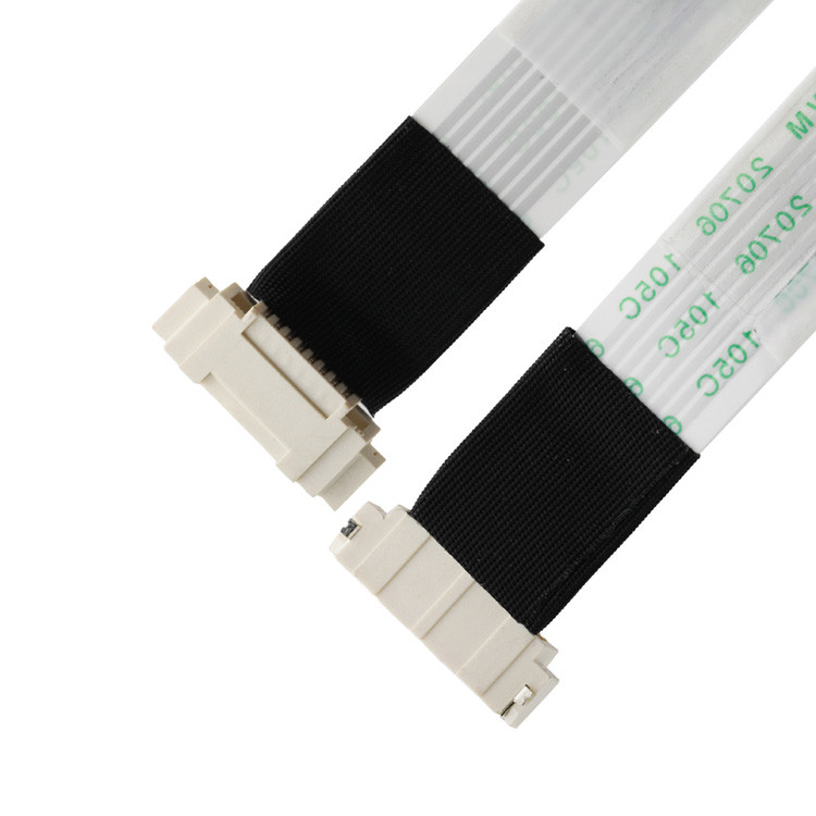 FFC/FPC IS100-L08T-C46-C NERO a HS100-L08N-N62 NERO LED FFC EXTENSION CABLE