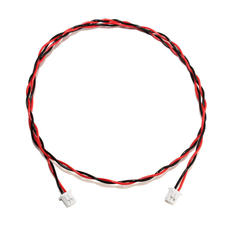 RY Brand JST Wire Harness XHP-2 Connector Cable 22AWG UL1007 Nero Rosso 2P Colla