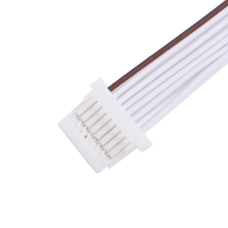 Fabbrica 0,80mm 8 pin PVC LVDS cablaggio di assemblaggio JST SHR-08V-S-B