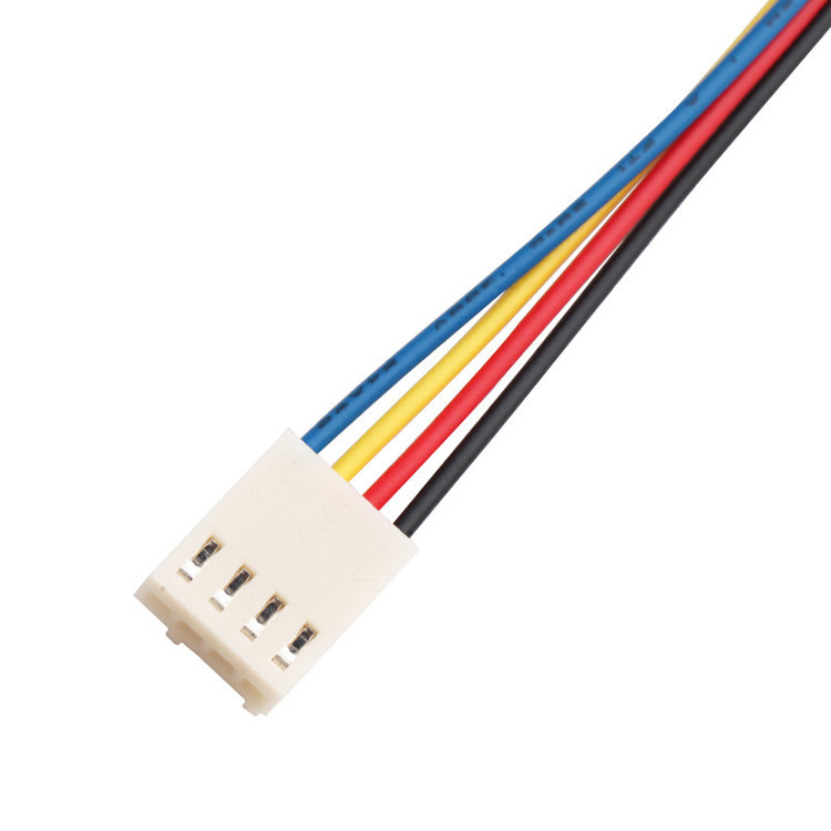 Fabrica personalizzata JST JH 2.5mm 4-Pin Molex 4-Wire Fan Y Cable Assembly Lvds 4-Pin Connector Cable