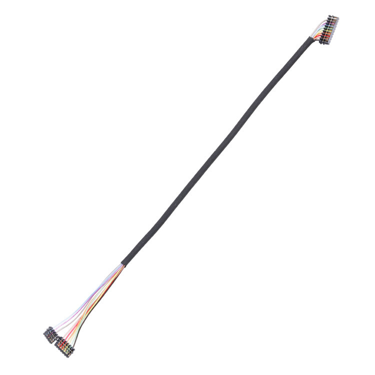 Fabbrica personalizzata Assemblaggio di cavi 0.6 PITCH JST 04XSR-36KHF 06XSR-36KHF 10XSR-36KHF Micro connettori coaxi