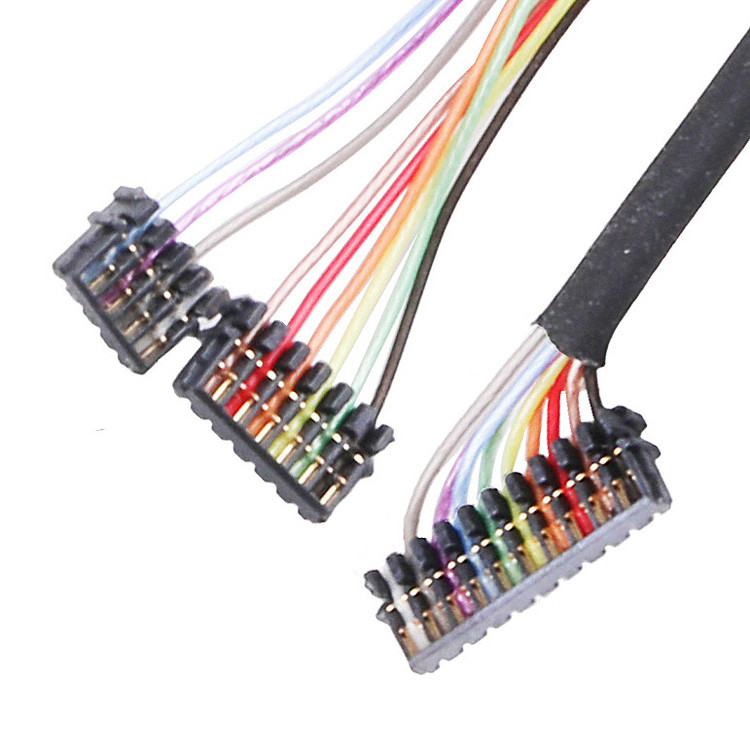 Fabbrica personalizzata Assemblaggio di cavi 0.6 PITCH JST 04XSR-36KHF 06XSR-36KHF 10XSR-36KHF Micro connettori coaxi