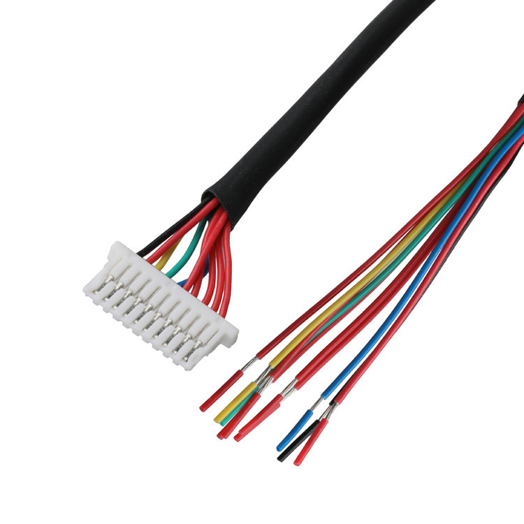 Cable Lvds 10P JST SHLP-10V-S-B per imbracature semi-rilegate Assemblaggi di cavi coassiali personalizzati Automotive