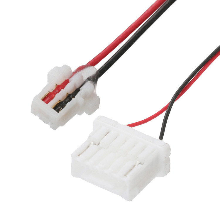 Fabbrica JST Arnes 0.8mm Pitch 2P Contatti rivolti a NSHR-6P 1.0mm Buckle Socket Removable Crimp