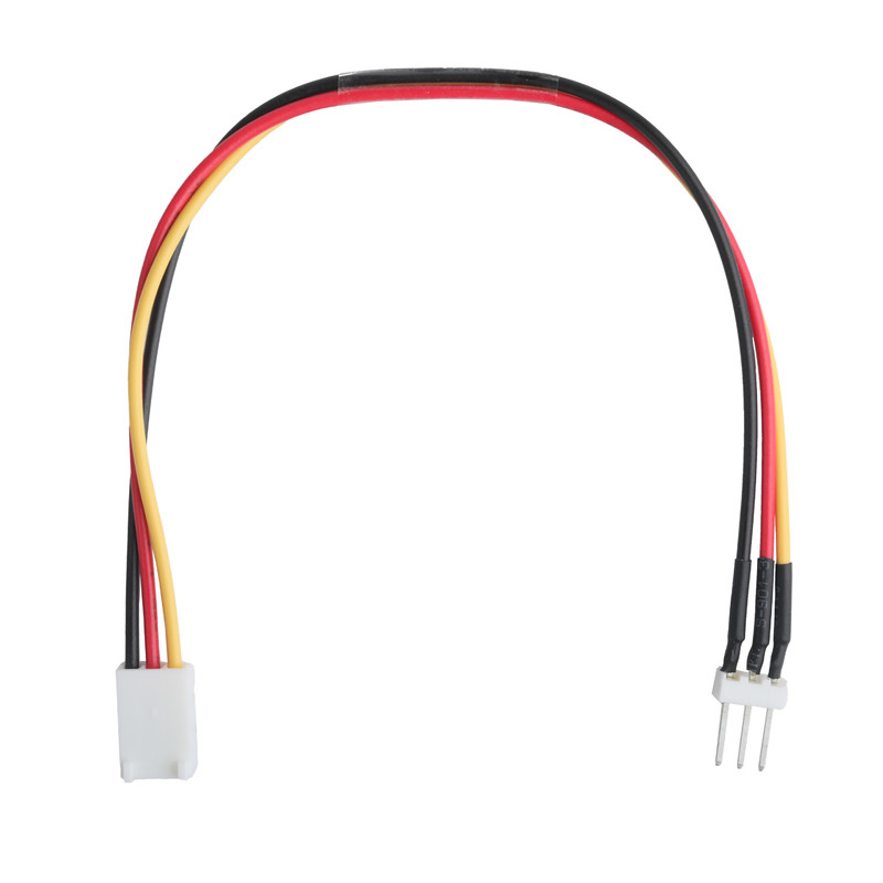 connettore molex 22-23-2031 a 22-01-3037 3-POS Fan Header Male Pins 2.54mm Pitch 22AWG Hook-Up Wire cable