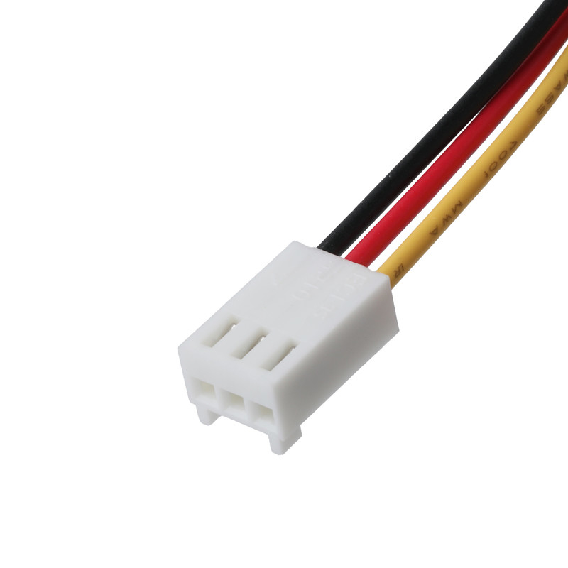 connettore molex 22-23-2031 a 22-01-3037 3-POS Fan Header Male Pins 2.54mm Pitch 22AWG Hook-Up Wire cable