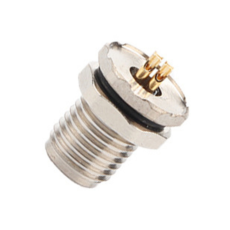 M5 Codice-A 4Pin Industrial Circular Waterproof Connector Panel Flange PCB Maschio E Femmina Socket IP67
