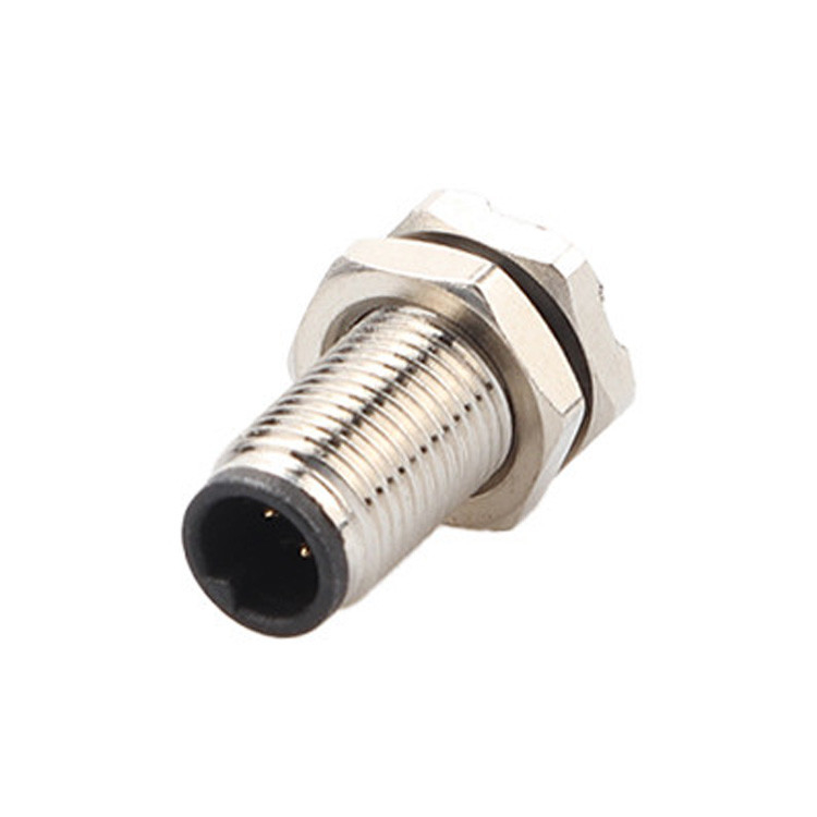 Fabbrica di connettori circolari M5 Codice-A Serie impermeabile pannello flange PCB maschio Socket supporto 3-Core E 4-Core