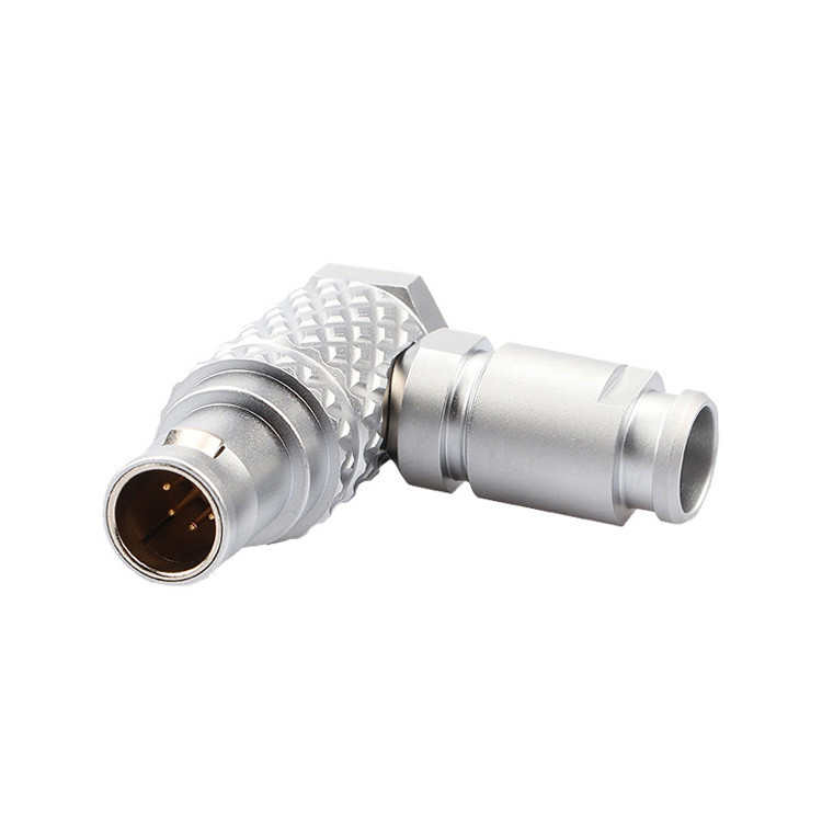 Collegatore di controllo industriale di fabbrica Serie B T3 5Pin 90° angolo retto Collegatore circolare