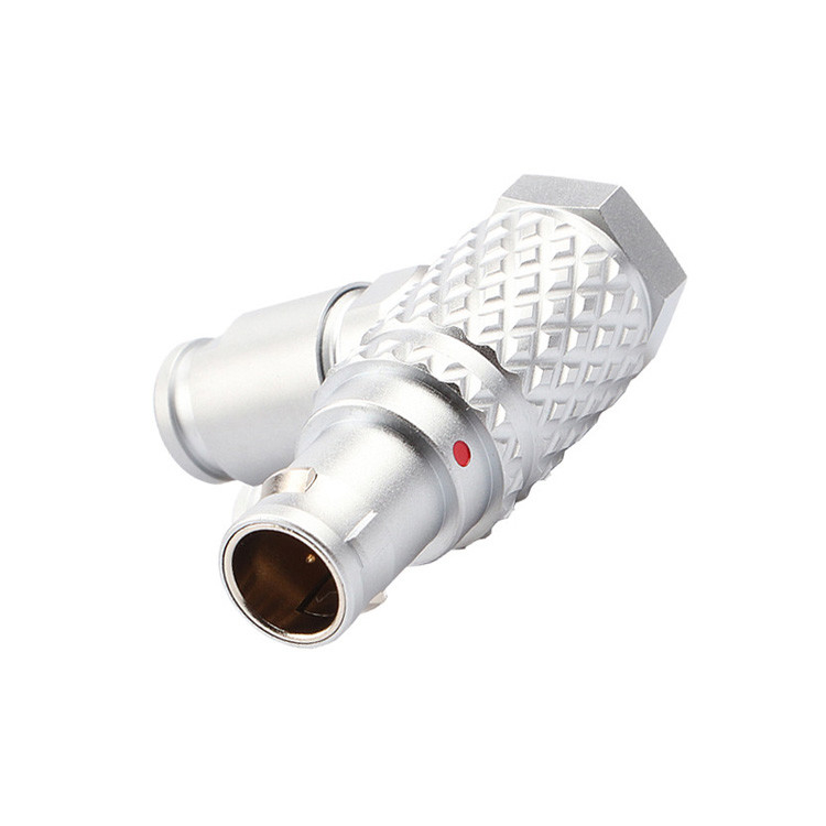 Collegatore di controllo industriale di fabbrica Serie B T3 5Pin 90° angolo retto Collegatore circolare