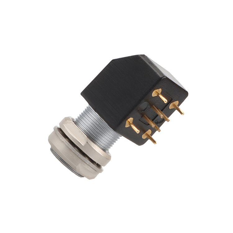 Serie B Z12 4Pin doppio dadi fisso angolo presa 90° angolo doppio dadi fisso per circuiti stampati