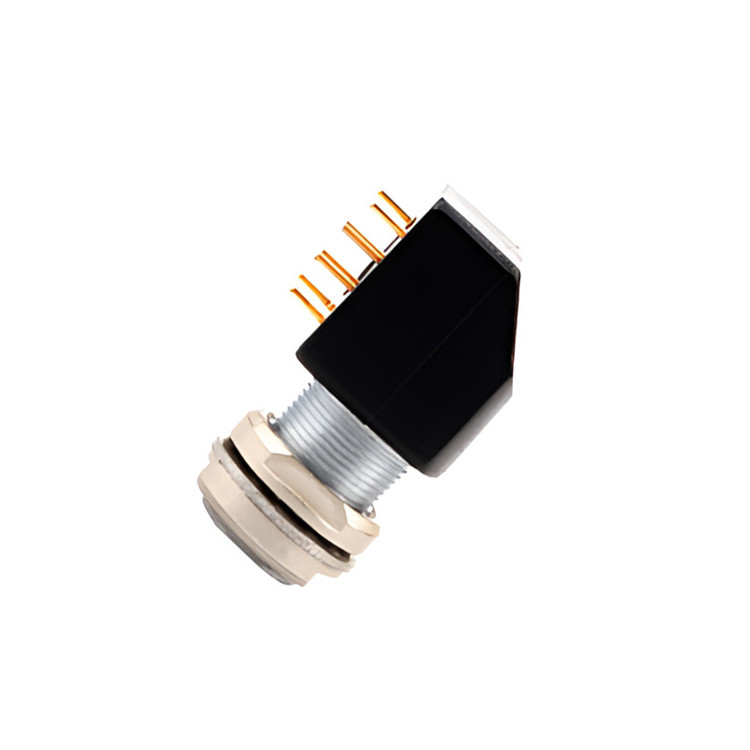 Serie B Z12 4Pin doppio dadi fisso angolo presa 90° angolo doppio dadi fisso per circuiti stampati