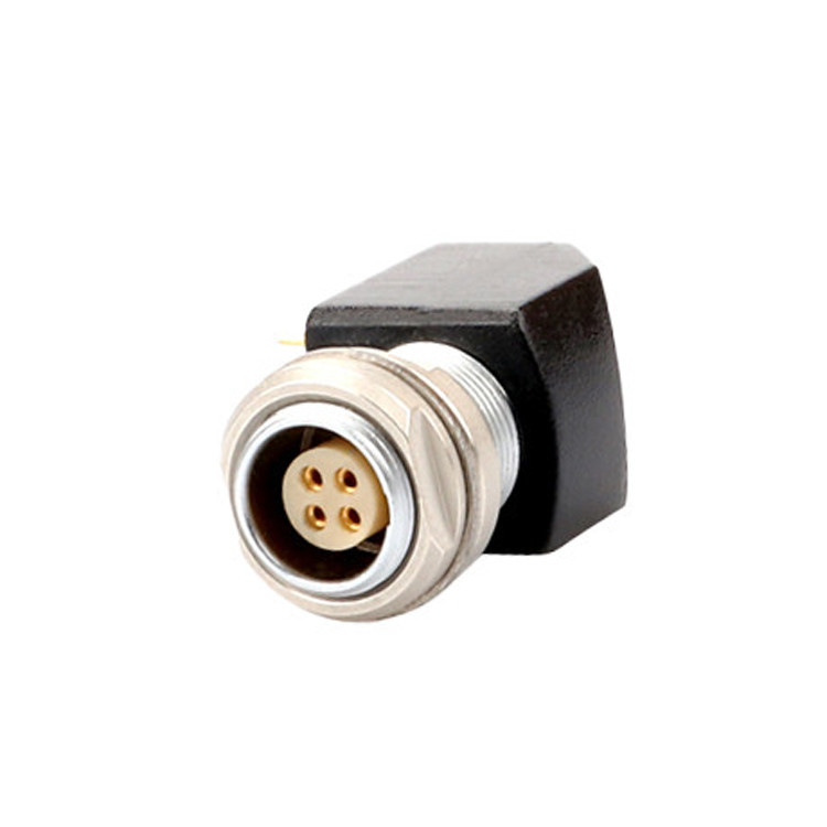 Serie B Z12 4Pin doppio dadi fisso angolo presa 90° angolo doppio dadi fisso per circuiti stampati