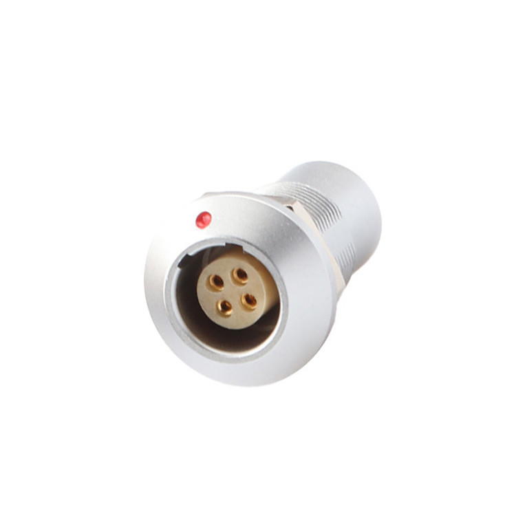 B Serie Z7 connettore di alimentazione circolare 4P femminile sottovuoto sigillato presa impermeabile fissata presa di dado fisso IP68