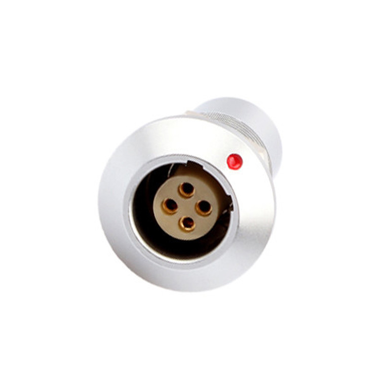 B Serie Z7 connettore di alimentazione circolare 4P femminile sottovuoto sigillato presa impermeabile fissata presa di dado fisso IP68