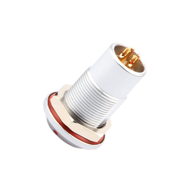 B Serie Z7 connettore di alimentazione circolare 4P femminile sottovuoto sigillato presa impermeabile fissata presa di dado fisso IP68