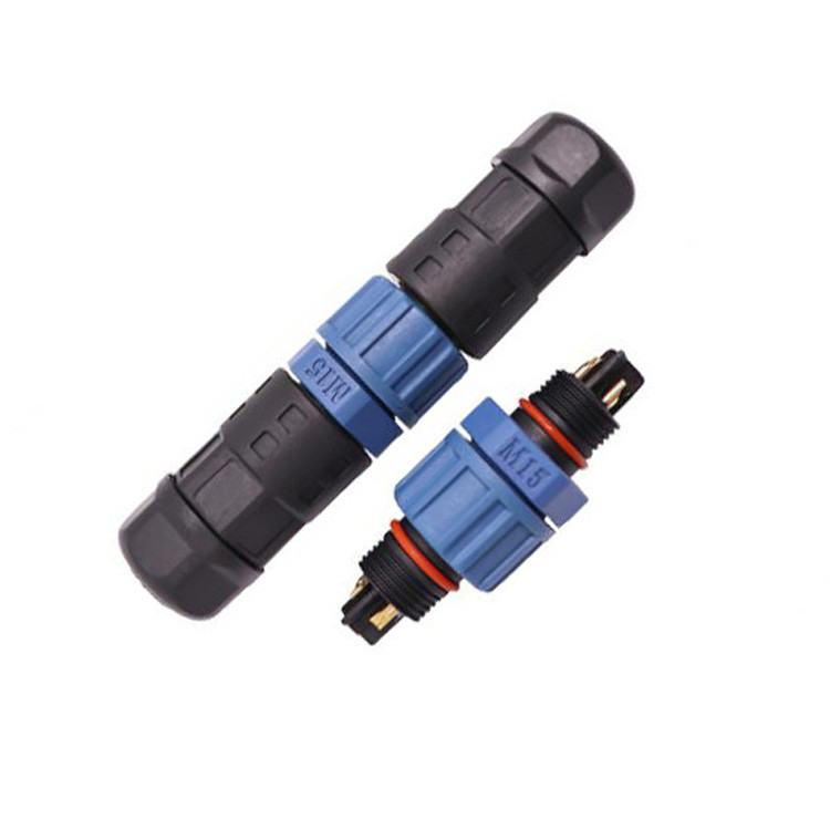 IP67 impermeabile M15 connettore circolare industriale connettore di tipo saldatore con 2 3 pin
