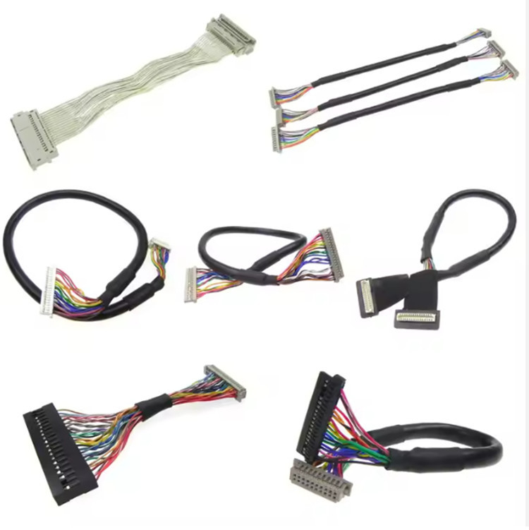 20 cavo dell'esposizione di Pin  DF19G-20S-1C BLD2-20 1.0mm Lvds 2 al Pin Jst Sh1.0 di file 2*10